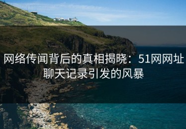 网络传闻背后的真相揭晓：51网网址聊天记录引发的风暴